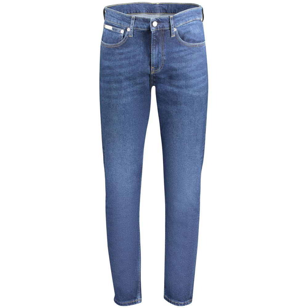 Calvin Klein Blue Cotton Jeans