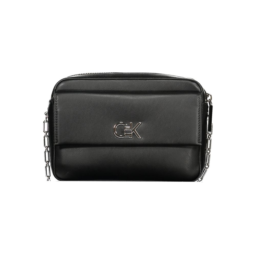 Calvin Klein Black Polyester Shoulder Bag