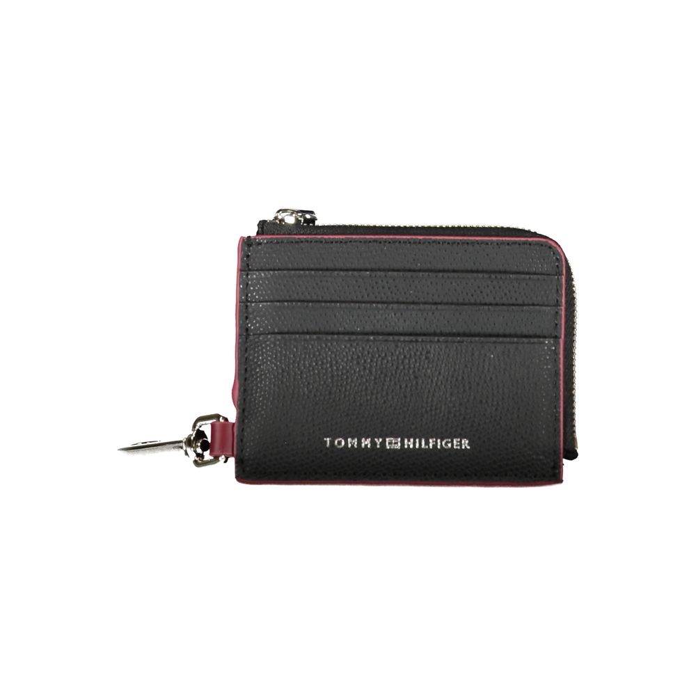 Tommy Hilfiger Black Leather Bifold Wallet
