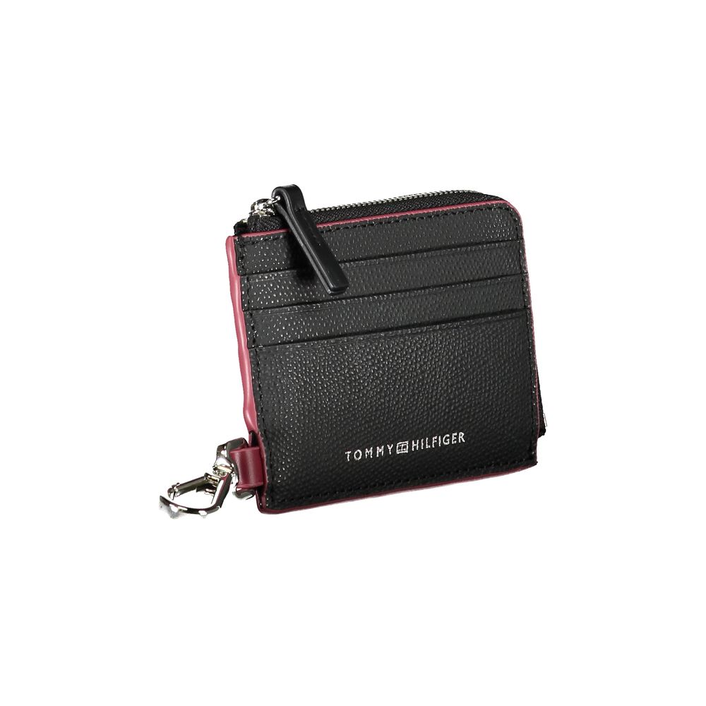 Tommy Hilfiger Black Leather Bifold Wallet