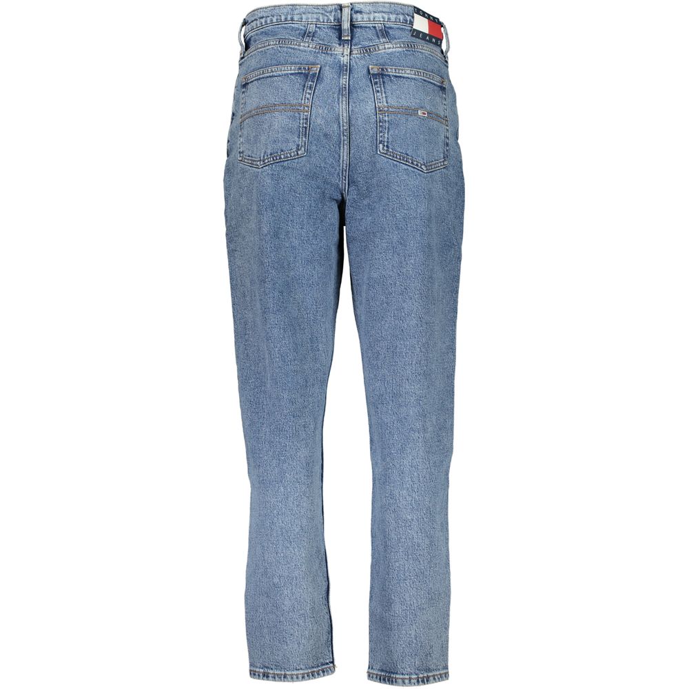 Tommy Hilfiger Blue Tapered Mom Jeans