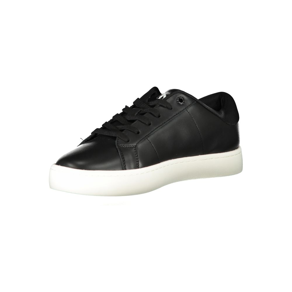 Calvin Klein Black Polyurethane Sneaker