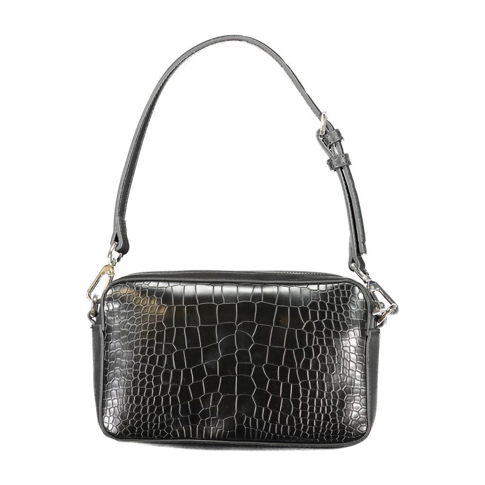 Calvin Klein Black Polyurethane Bag