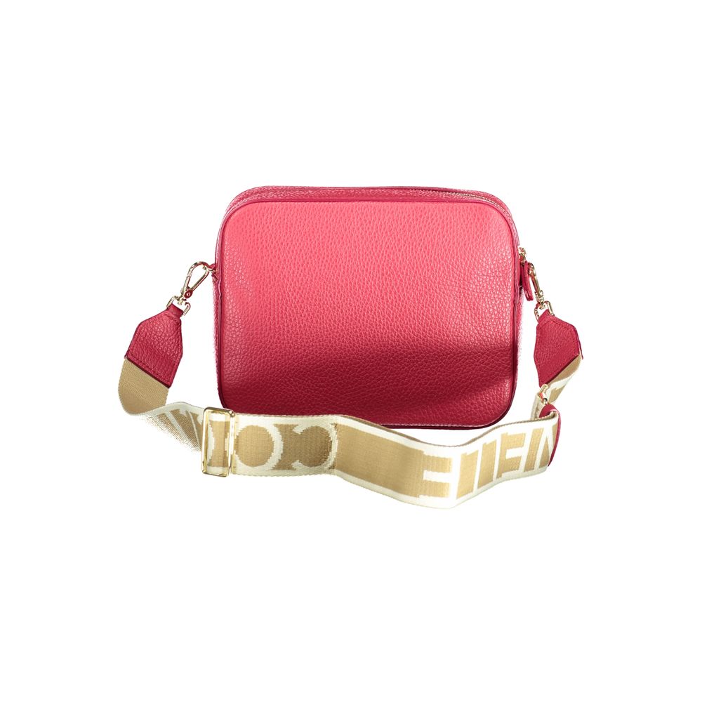 Coccinelle Red Leather Tebe Bag
