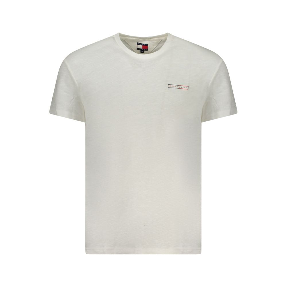 Tommy Hilfiger White Cotton Men Shirt