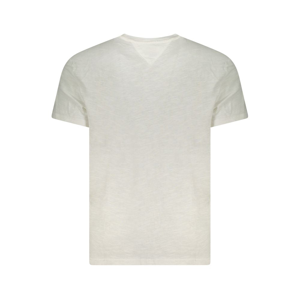 Tommy Hilfiger White Cotton Men Shirt