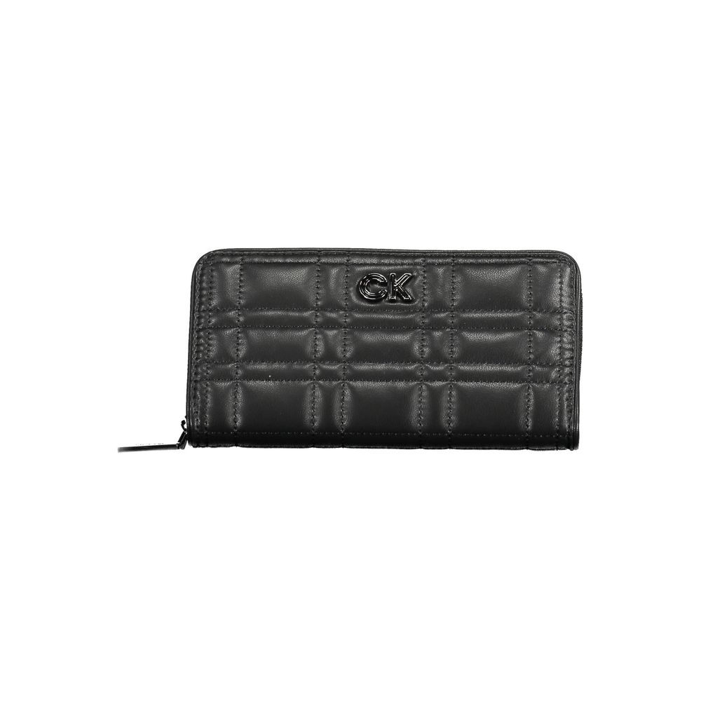 Calvin Klein Black Polyurethane Wallet