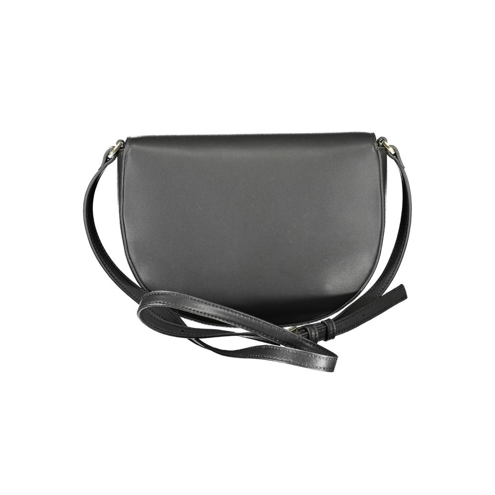 Calvin Klein Black Polyurethane Shoulder Bag