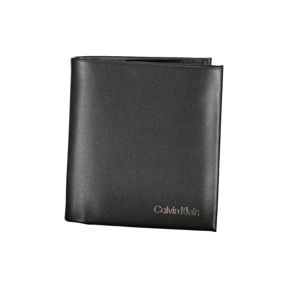 Calvin Klein Black Polyurethane Wallet