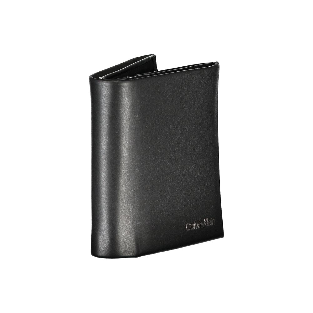 Calvin Klein Black Polyurethane Wallet