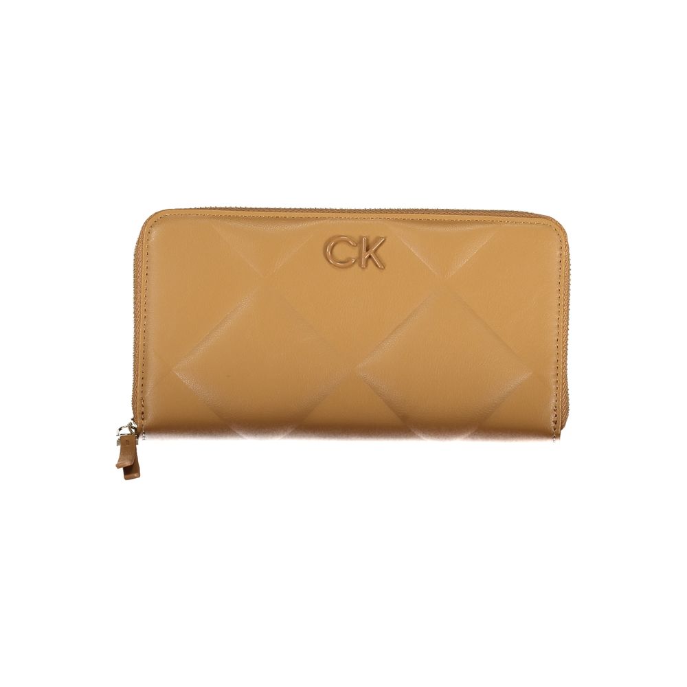 Calvin Klein Brown Polyurethane Wallet