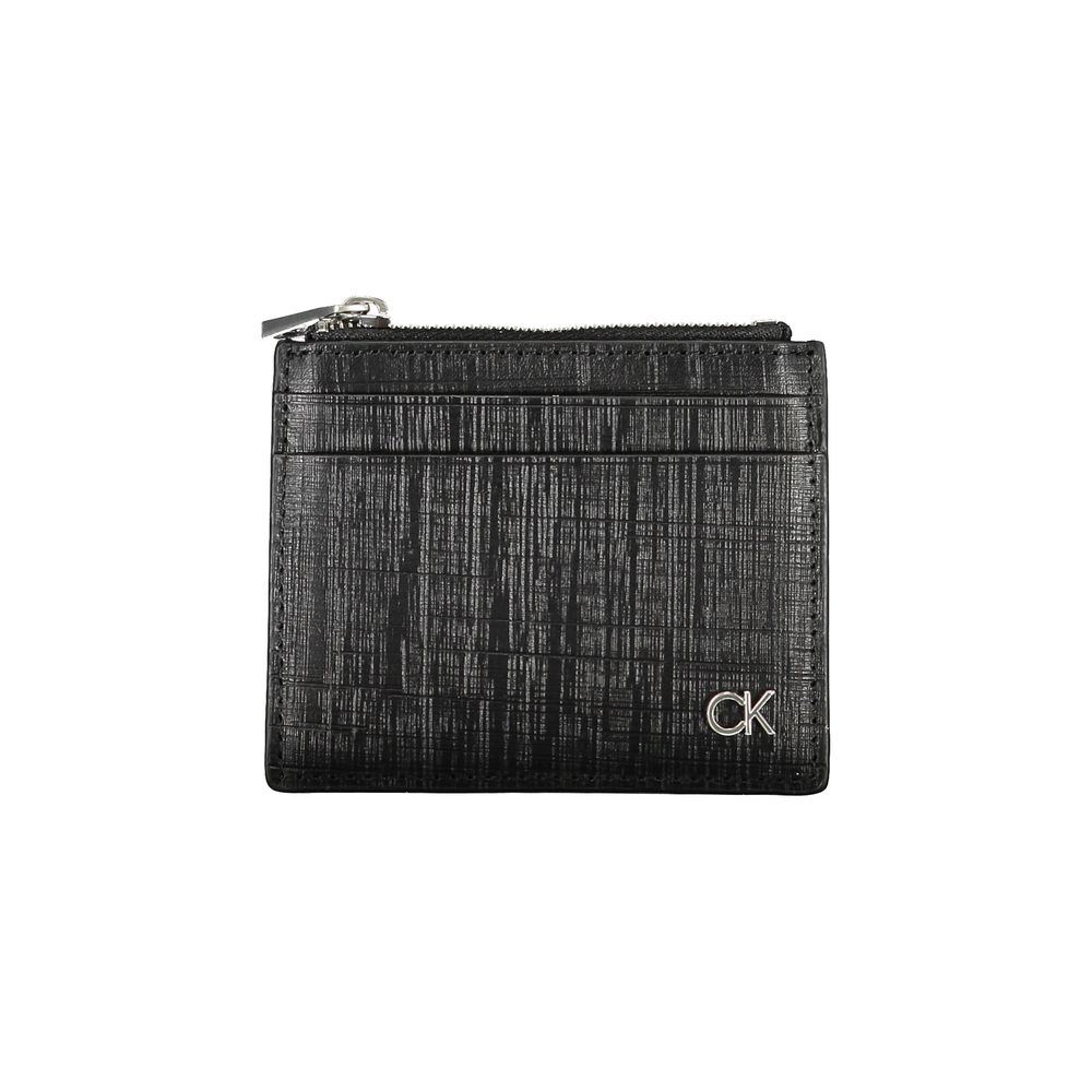 Calvin Klein Black Leather Card Holder