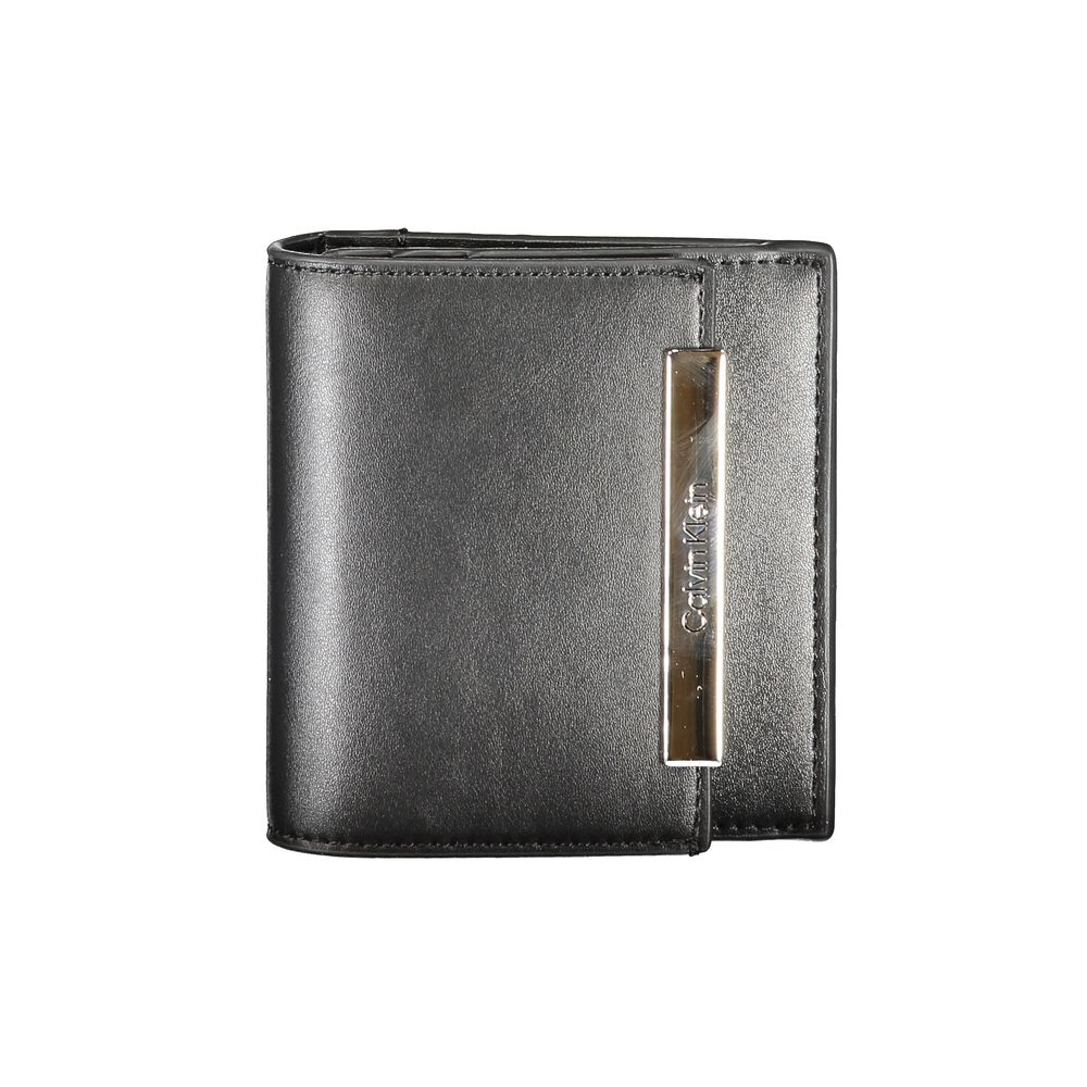 Calvin Klein Black Polyurethane Wallet