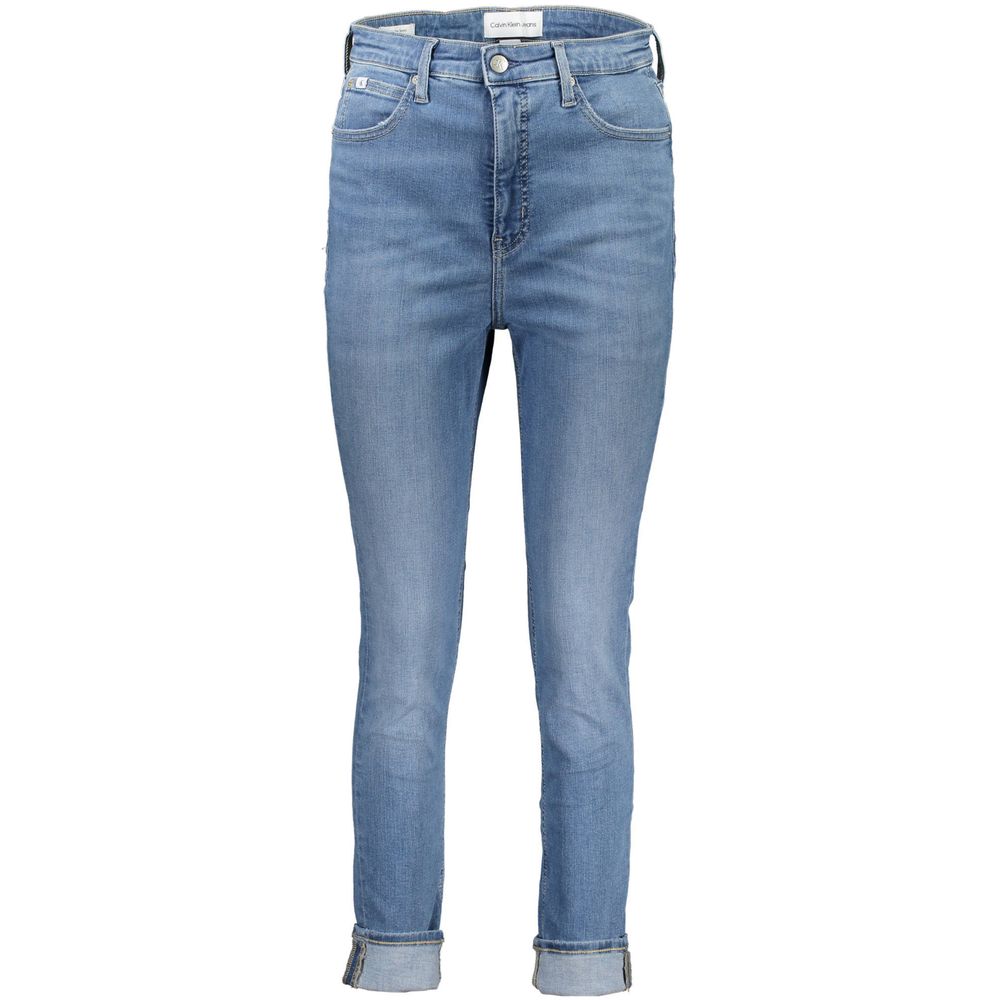 Calvin Klein Blue Cotton Jeans