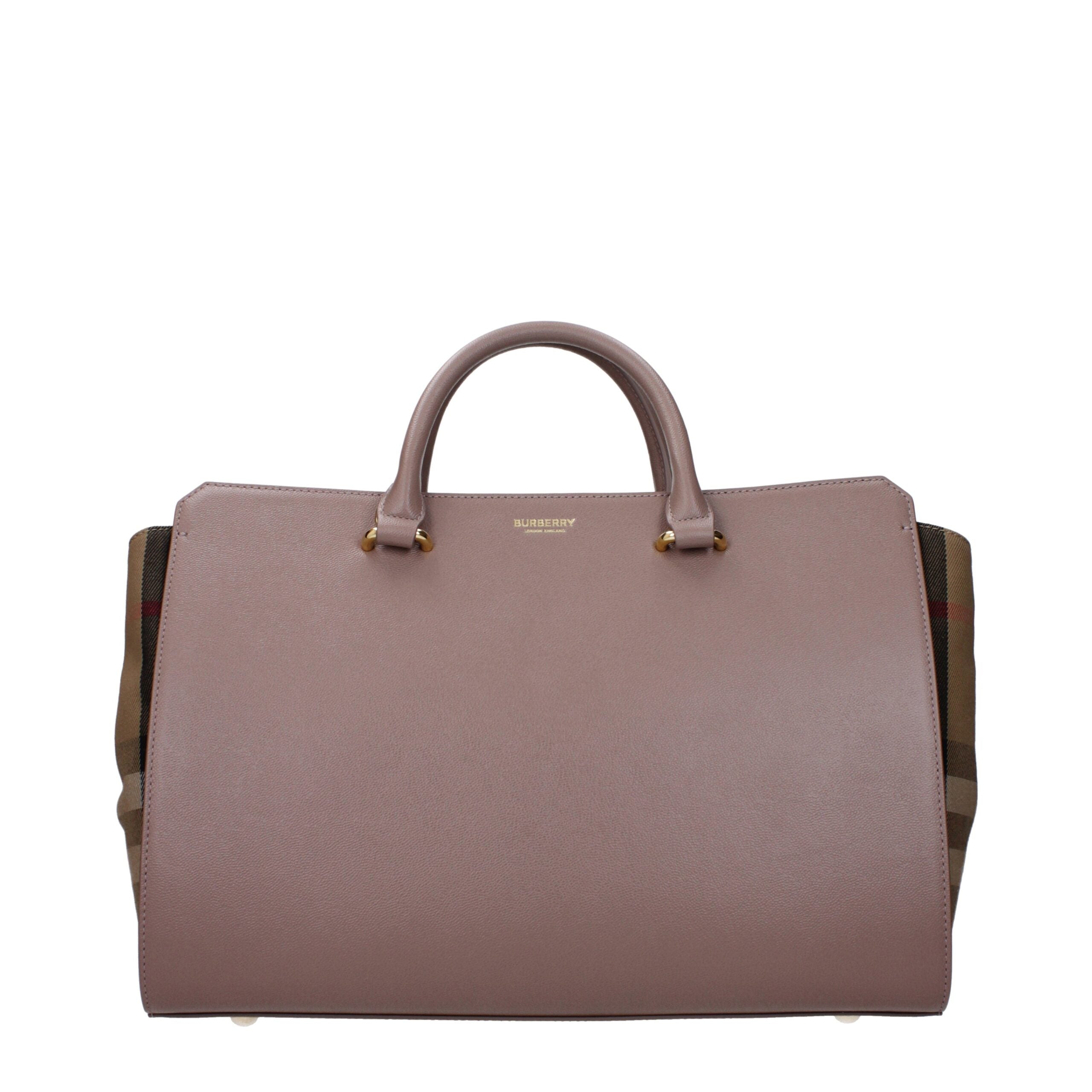 Burberry Grey Leather Handbag
