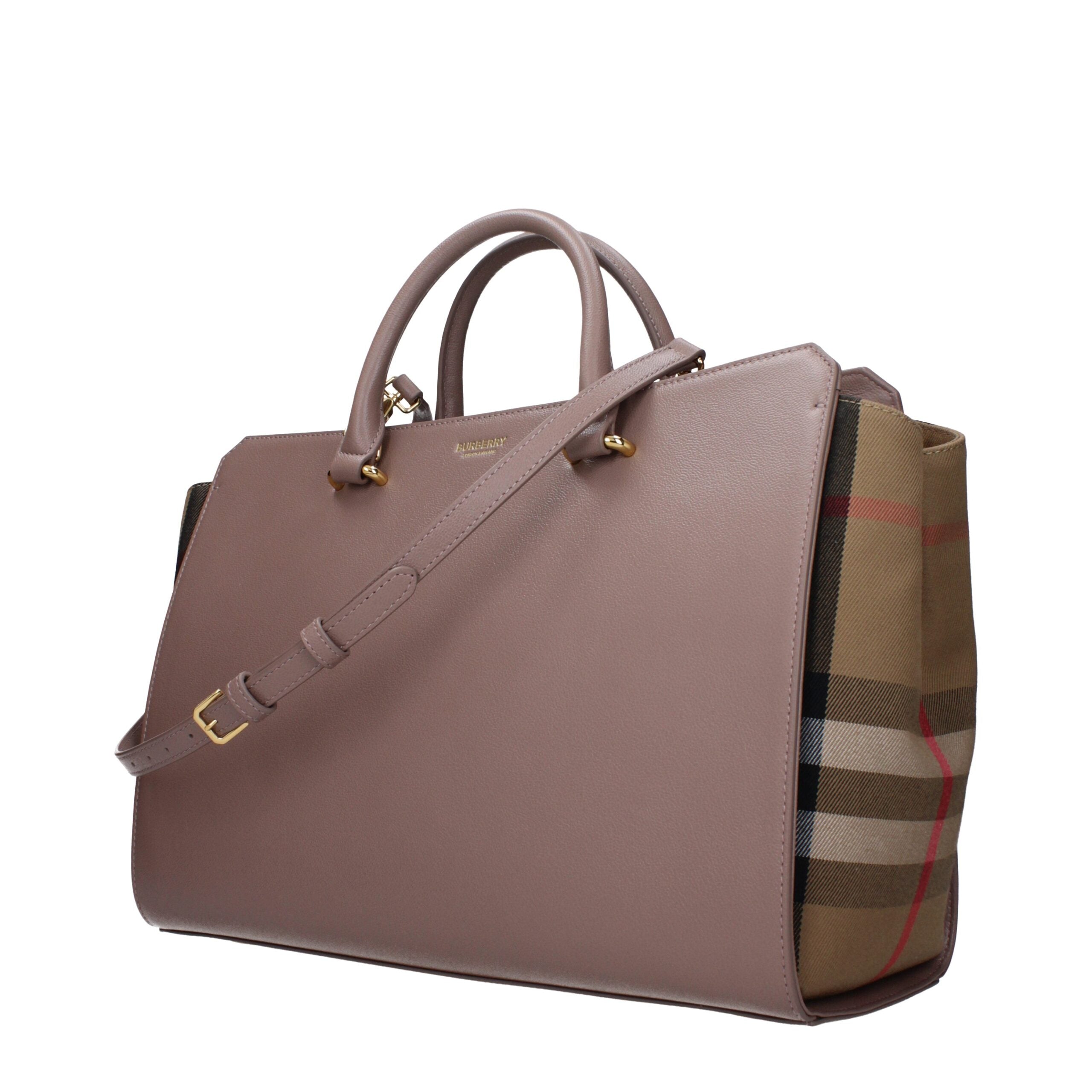 Burberry Grey Leather Handbag