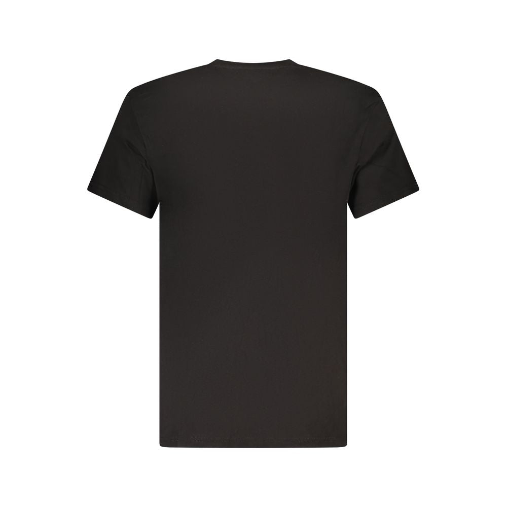 Tommy Hilfiger Black Cotton Logo T-Shirt