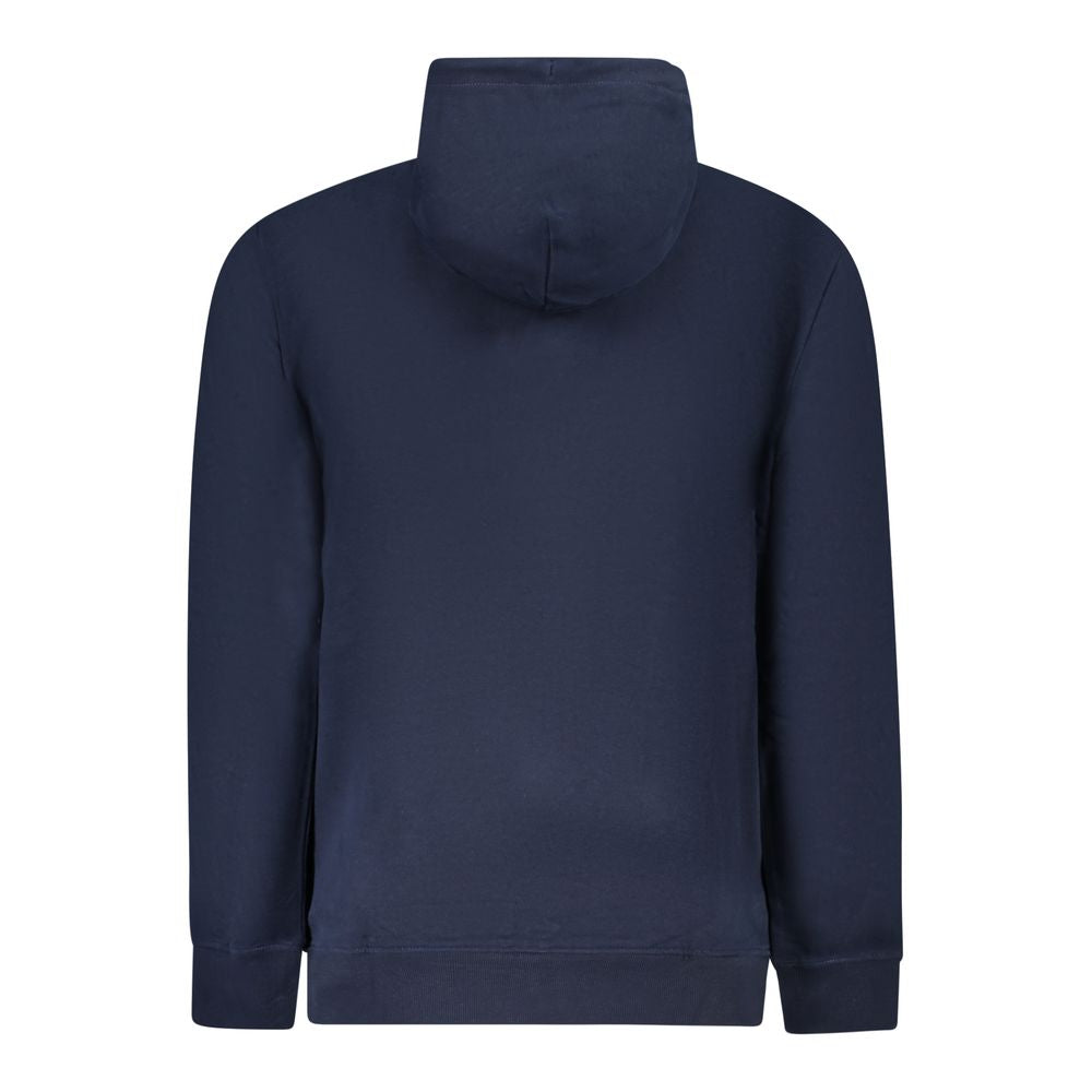 Tommy Hilfiger Blue Cotton Logo Hoodie
