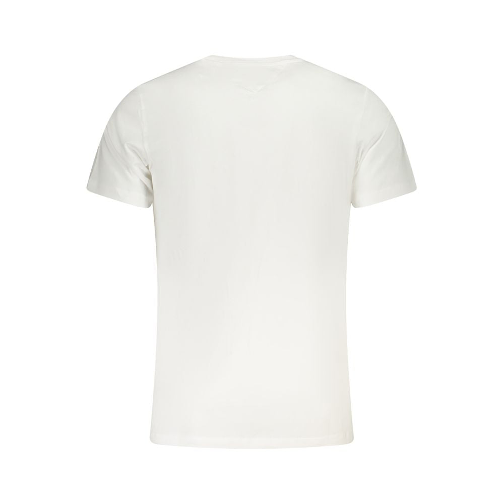 Tommy Hilfiger White Printed Cotton T-Shirt