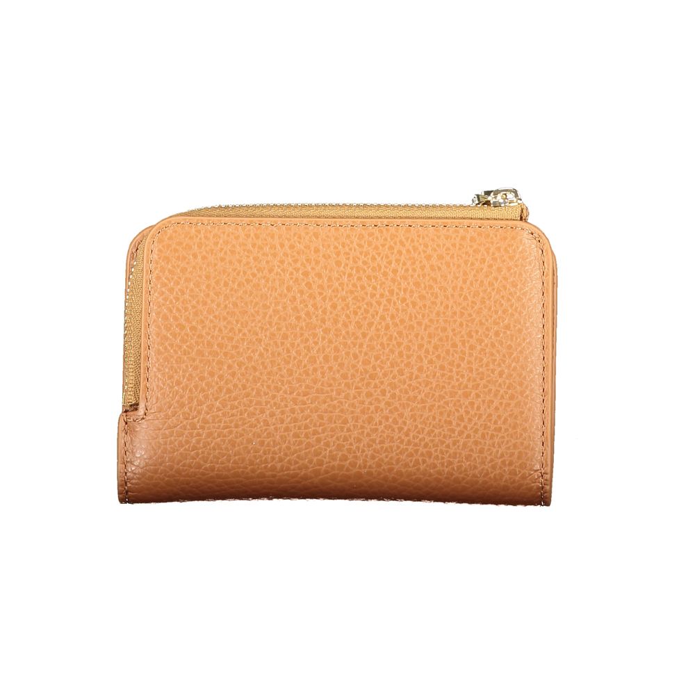 Coccinelle Brown Leather Continental Wallet
