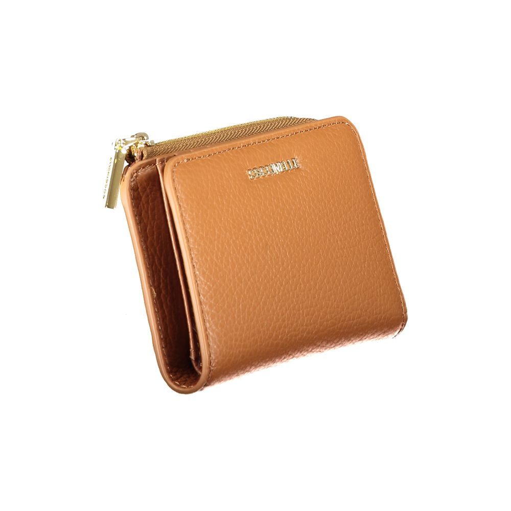 Coccinelle Brown Leather Continental Wallet