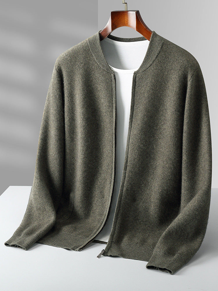 Round Neck Top Men's Cardigan Coat Signvm Project