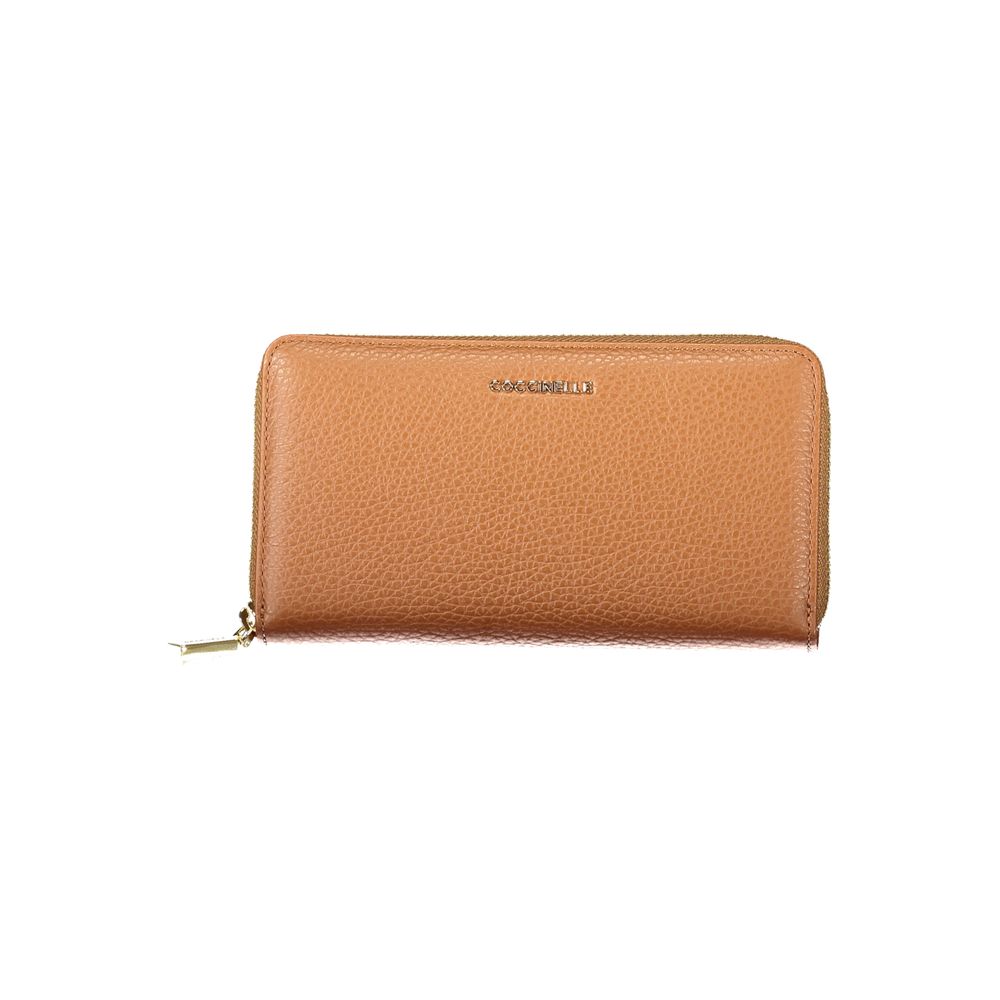 Coccinelle Brown Leather Woman Wallet