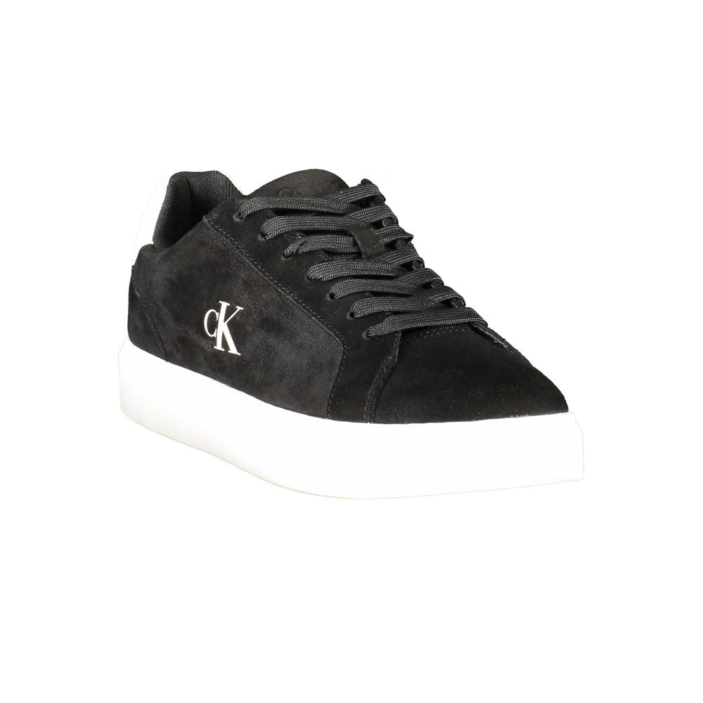 Calvin Klein Black Leather Sneakers