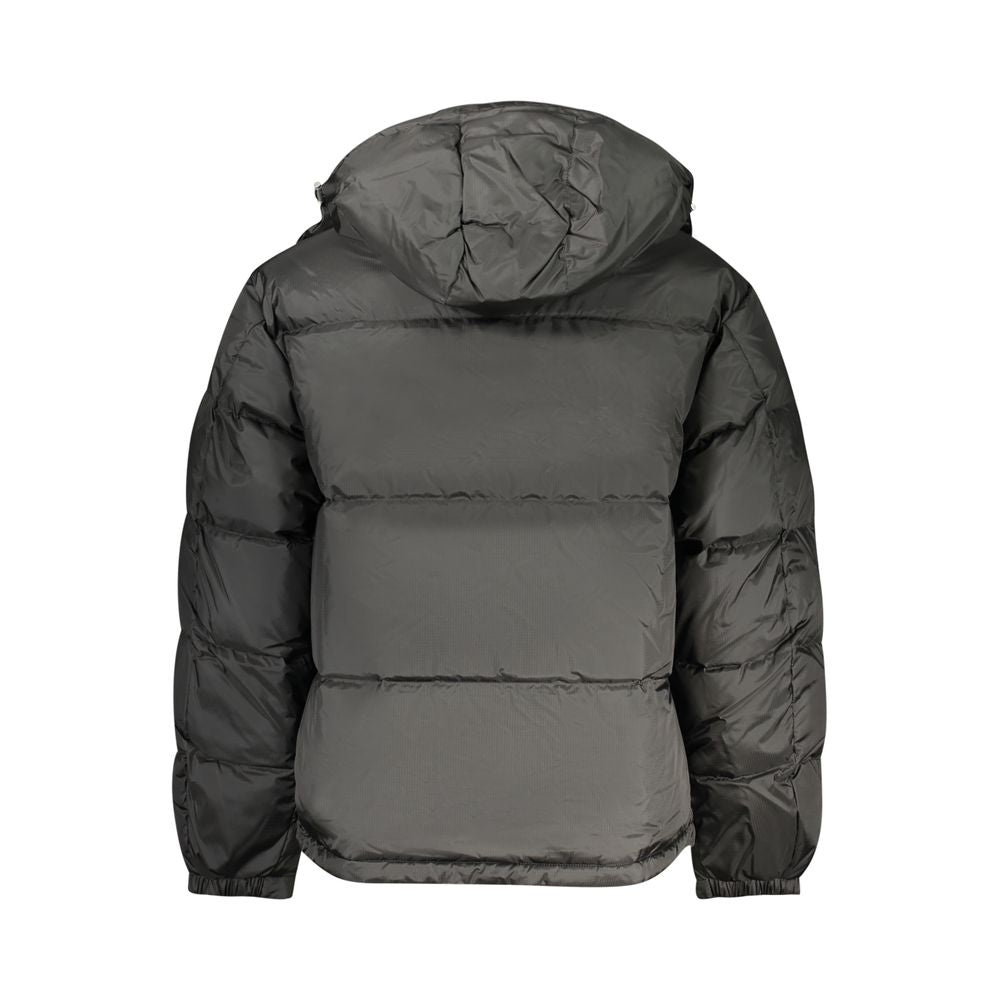 Tommy Hilfiger Black Polyester Hooded Jacket