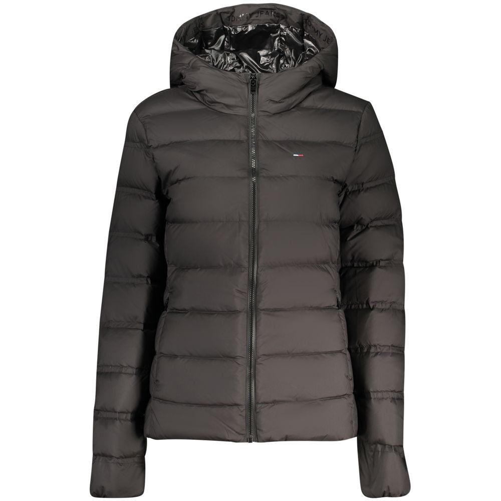 Tommy Hilfiger Black Hooded Shell Jacket