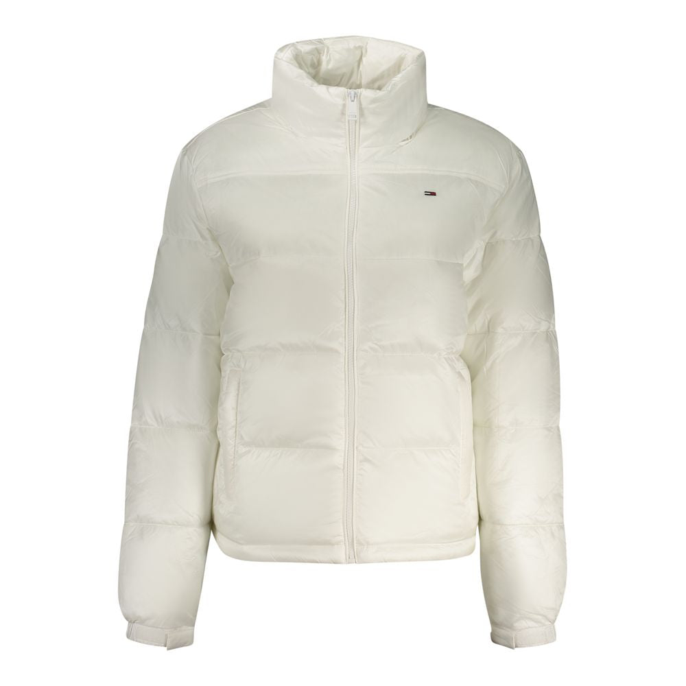 Tommy Hilfiger White Recycled Polyester Jacket