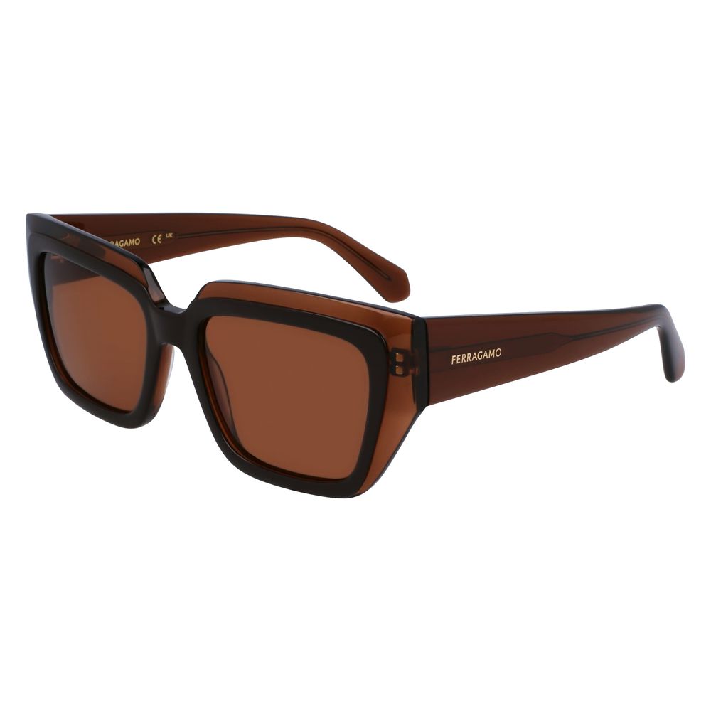 Ferragamo Brown Sunglasses