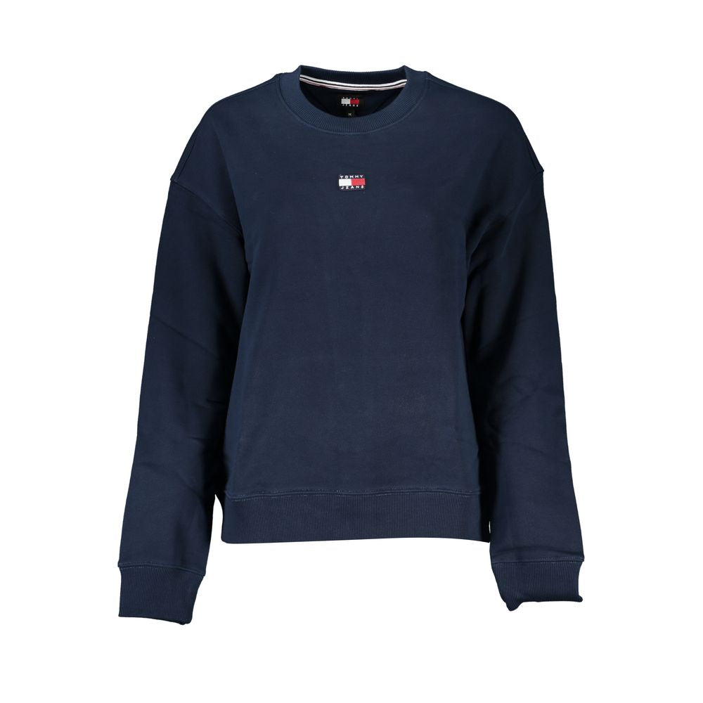 Tommy Hilfiger Black Cotton Hooded Sweatshirt