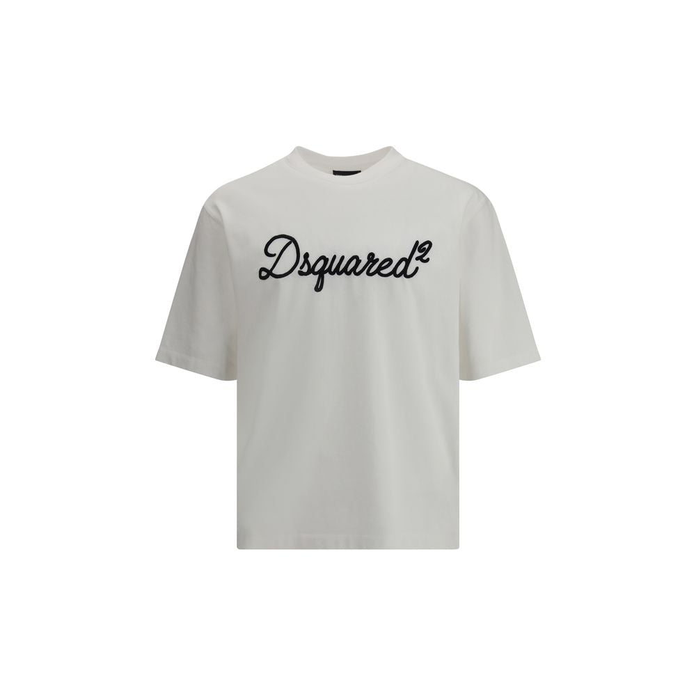 Dsquared2 White Cotton T-Shirt