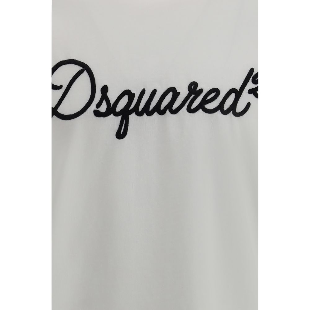Dsquared2 White Cotton T-Shirt