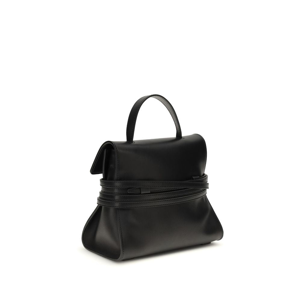 Moschino Black Calf Leather Handbag