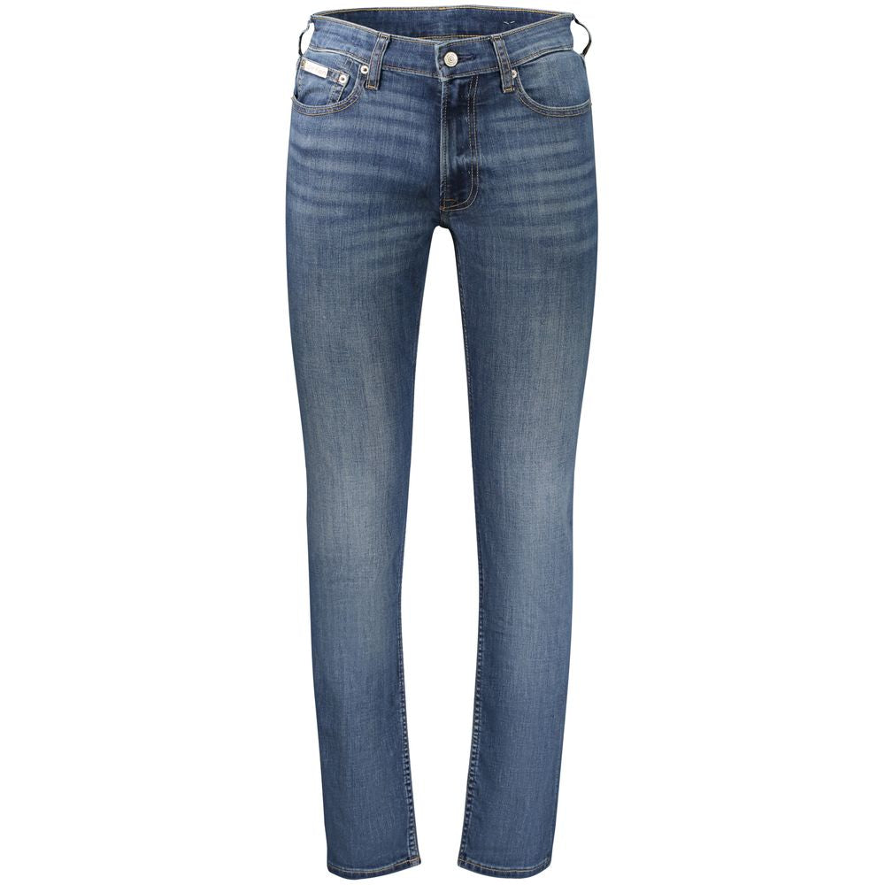 Calvin Klein Blue Cotton Jeans