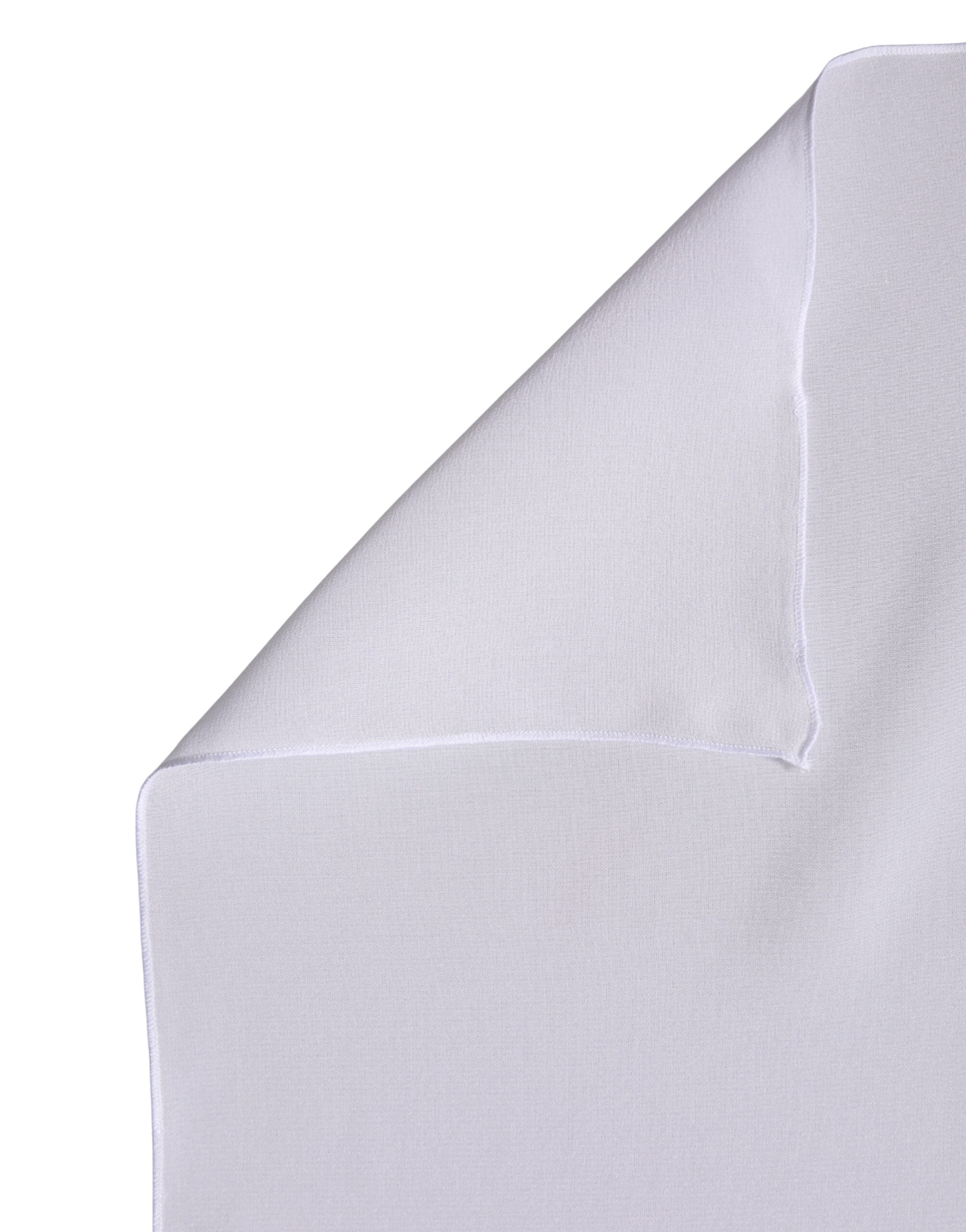 White Silk Neck Wrap Shawl Stole 200cm x 64cm  Scarf