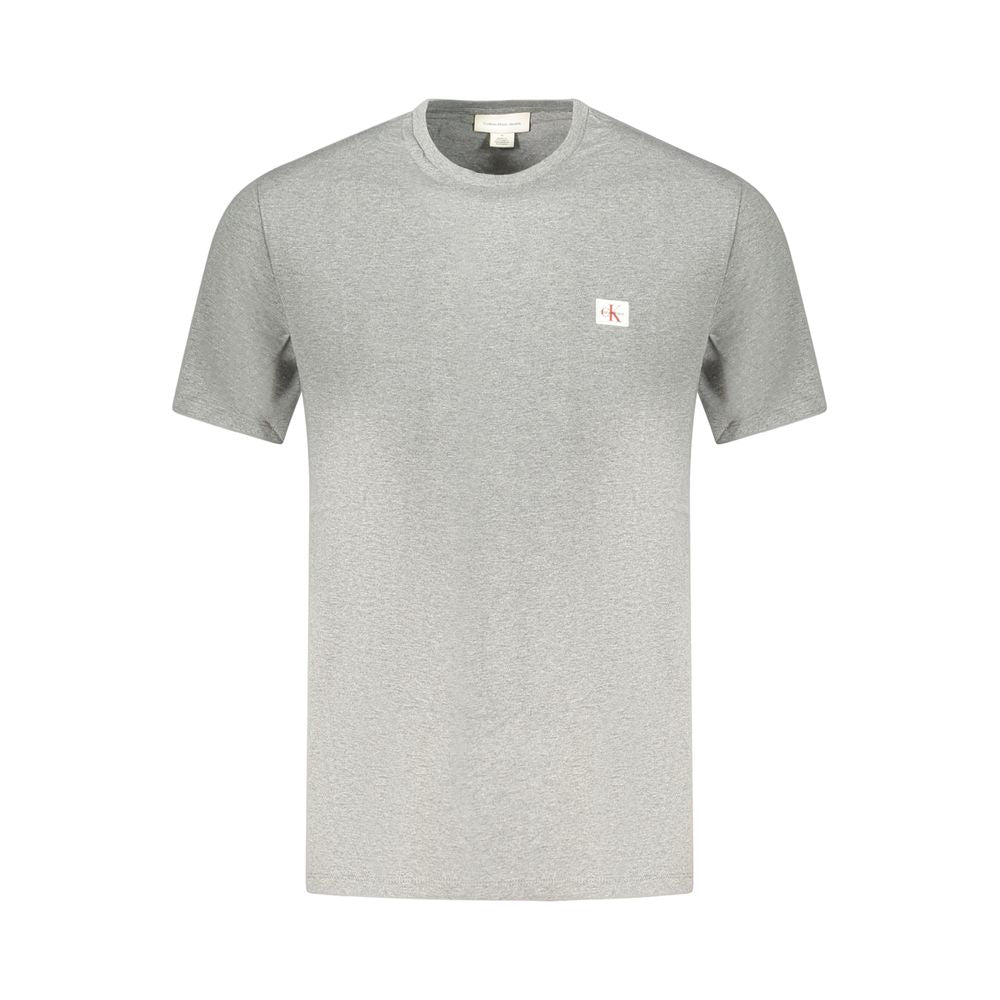 Calvin Klein Grey Cotton T-Shirt