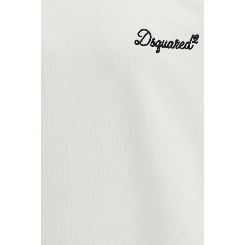 Dsquared2 White Cotton Sweatshirt