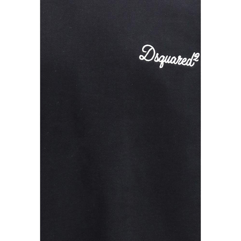 Dsquared2 Black Cotton Sweatshirt