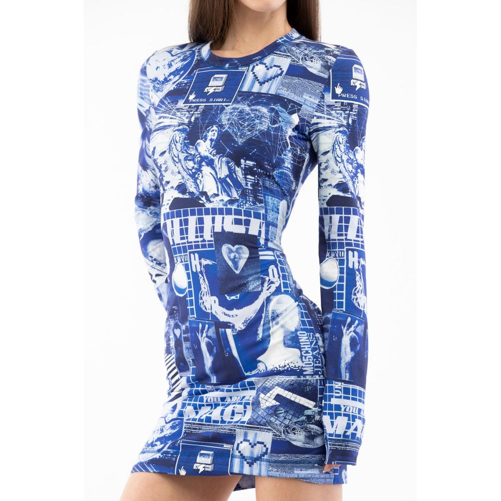 Moschino Multicolour Cotton Casual Dress