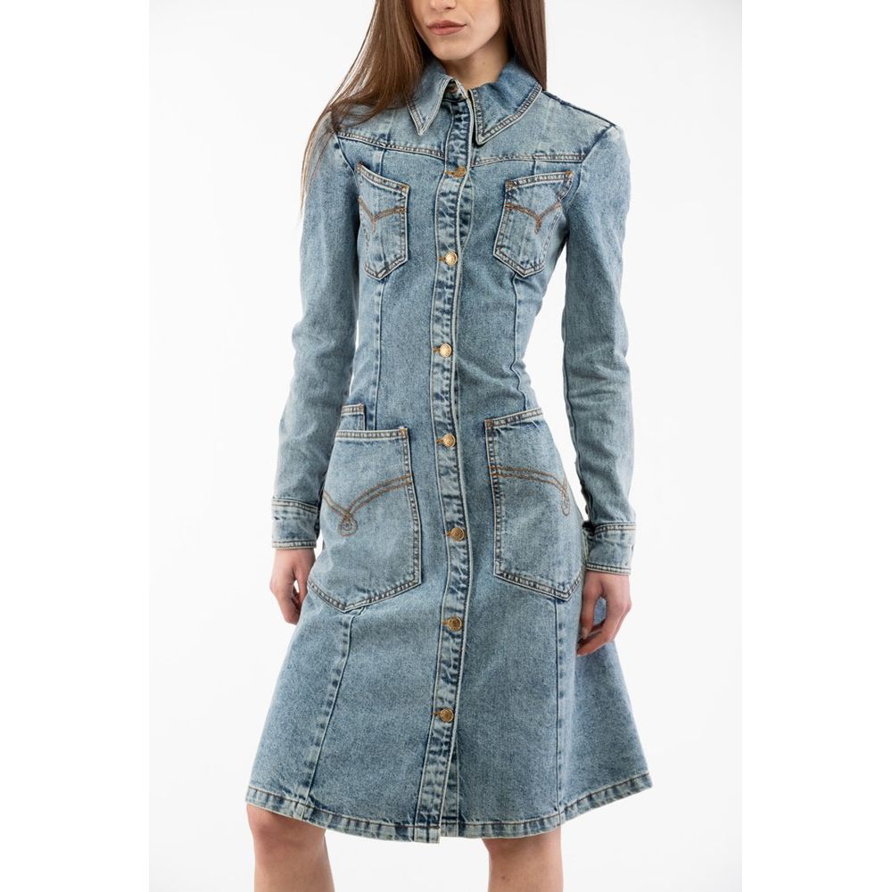 Moschino Multicolour Cotton Casual Dress