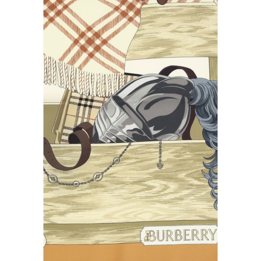 Burberry Multicolour Silk Scarf