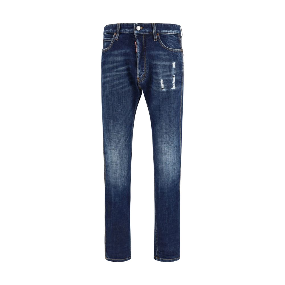 Dsquared2 Blue Cotton Jeans Denim