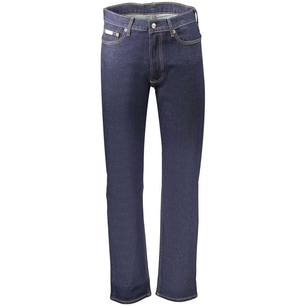 Calvin Klein Blue Cotton Jean Crafted for Elegance and Comfort