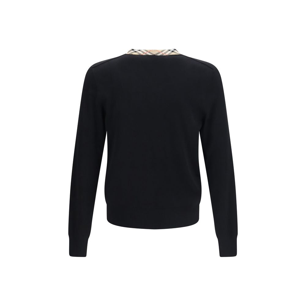 Burberry Black Wool Sweatshirt