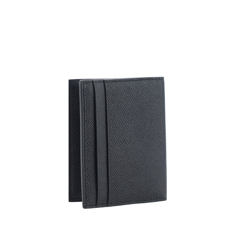 Ferragamo Black Calf Leather Wallet