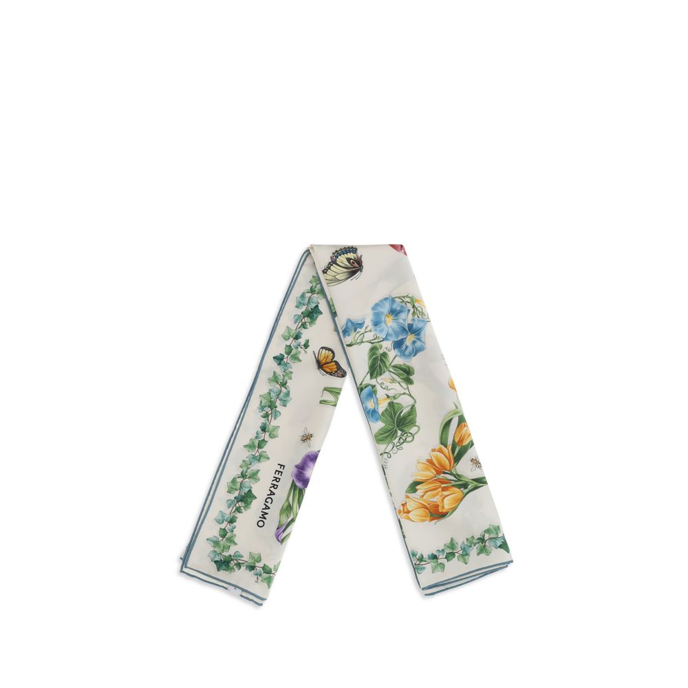 Ferragamo Multicolour Silk Scarf