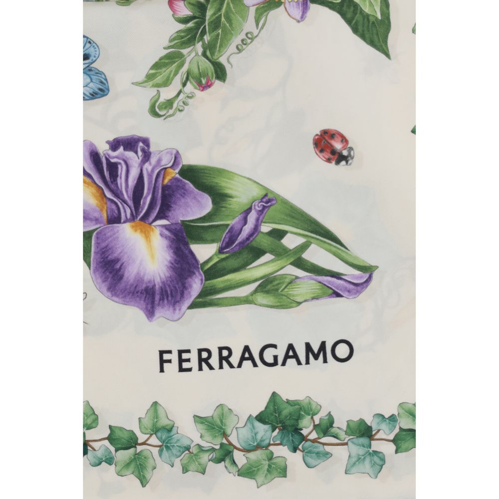 Ferragamo Multicolour Silk Scarf